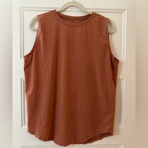 Lululemon Organic Cotton Crewneck Tank Top